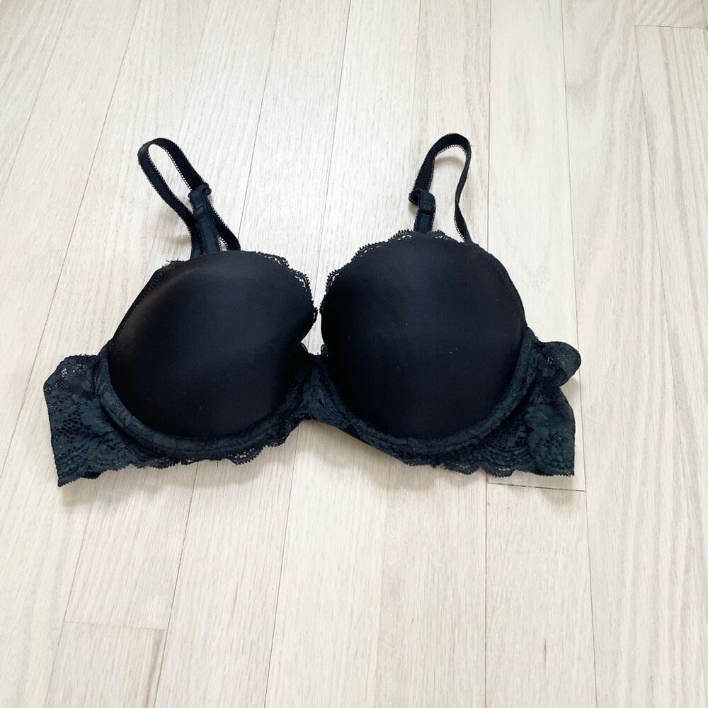 BUY 1 GET 1 FREE Victorias Secret 36b dream angels lined demi black